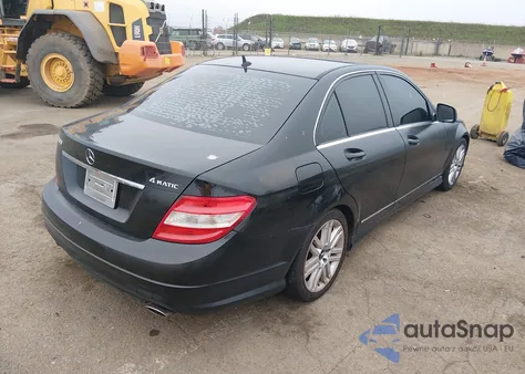 2008 Mercedes-Benz C 300 Luxury 4Matic/Sport 4Matic from USA, damaged, VIN WDDGF81X88F187798